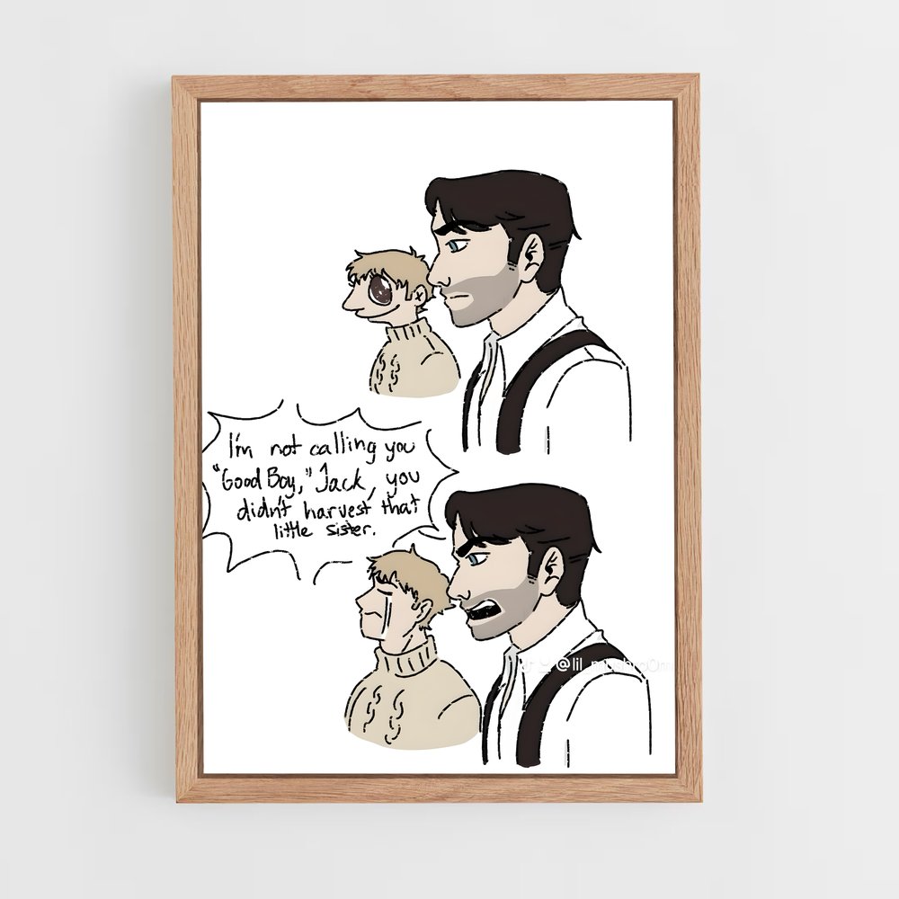 Poster Andrew et son Chat – affiche Bioshock (vue 4)
